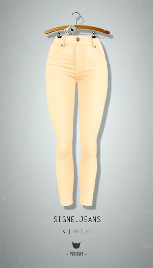 -Pixicat- Signe Jeans (Peach)