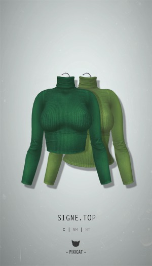 -Pixicat- Signe Top (Green)
