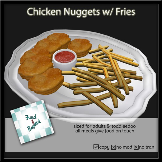 F&B Chicken Nuggets Platter Boxed