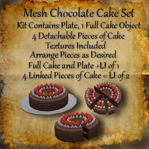Bad Katz Mesh Chocolate Cake Set