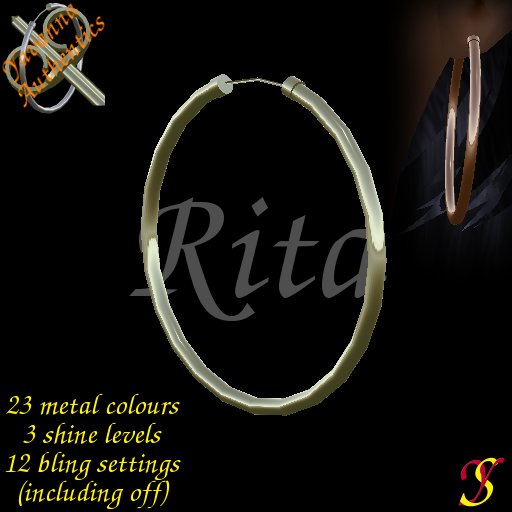 YavaScript Rita multi-metal hoop earrings