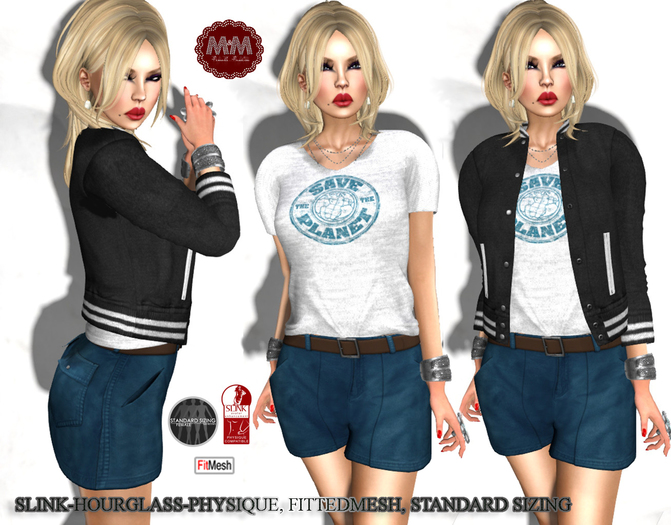 M&M-LEYLA JACKET, SHIRT, SHORT