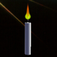 Candle (with touch on/off flame)