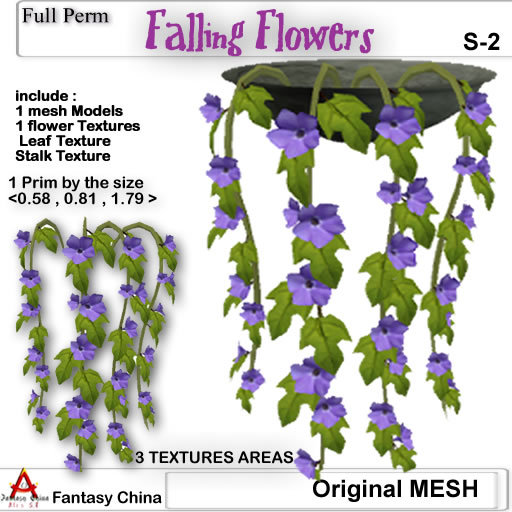 Full Perm Falling Flowers s-2