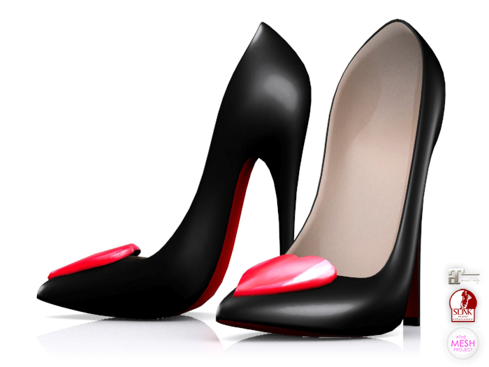 Garbaggio // Valentine Pumps - Black