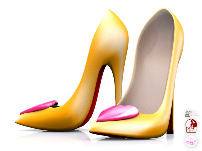 Garbaggio // Valentine Pumps - Yellow