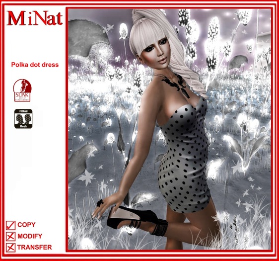 MiNat mesh dress Sweet pea