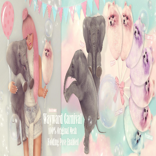 [Black Bantam] - PomeCotton Candy Stick - Ombre