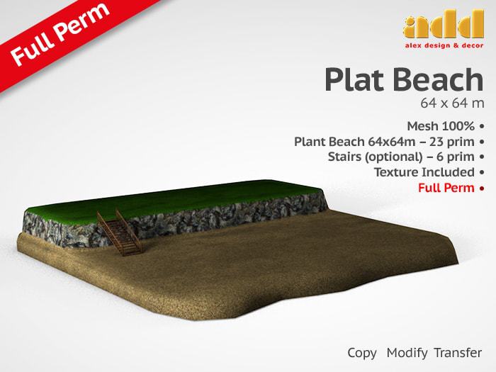 Building and Object Components - ADD Plat_Beach_01 (C_M_T)