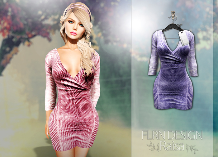 [FLRN] Raisa Mini Dress Lilac