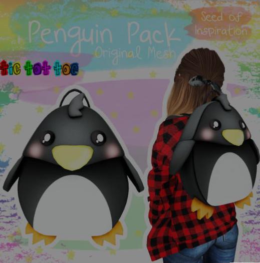 Tic Tot Toe - Penguin Backpack Seed of Inspiration