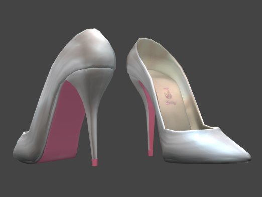 Juicy Classic Pumps - Strawberries And Cream (white & pink)