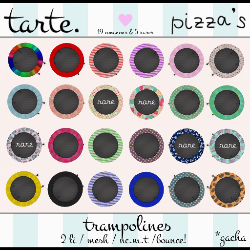 pizza's & tarte. trampoline (octopus) RARE