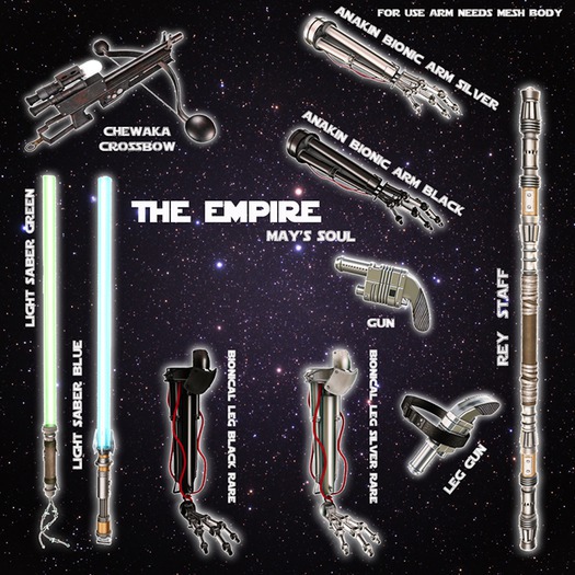 *May's Soul* The empire. Bionical leg silver RARE