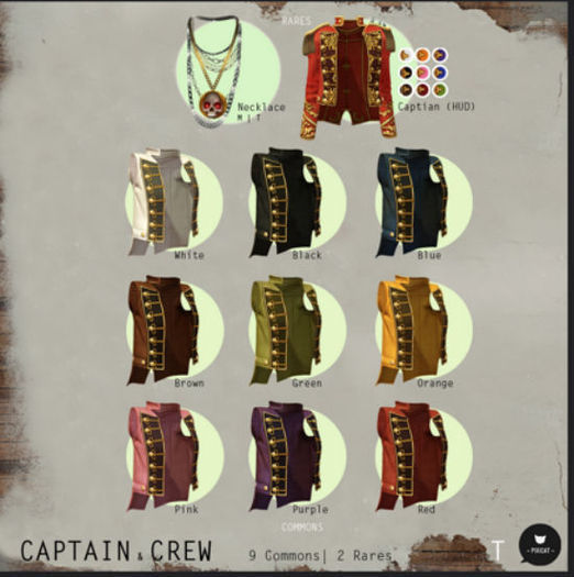 -Pixicat- Captains.Necklace RARE