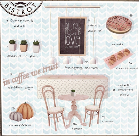 GA - Bistrot Desk RARE