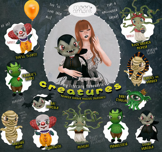 :Moon Amore: Creatures RARE (You'll Float!!)