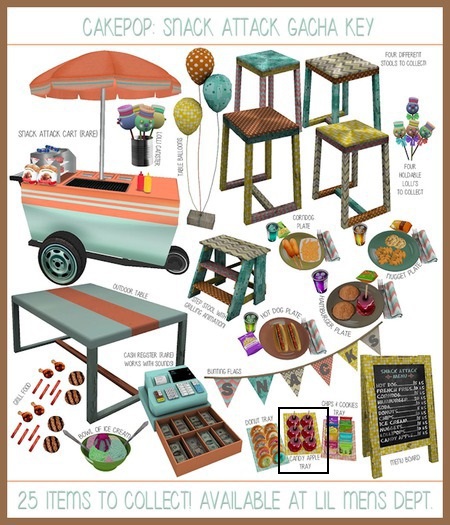 [Cakepop] Snack Attack - Snack Cart - RARE