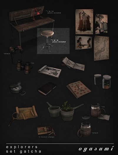 oyasumi / explorers stool / RARE