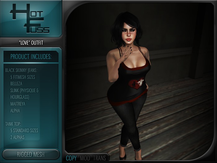 Hot Fuss "Love" Outfit