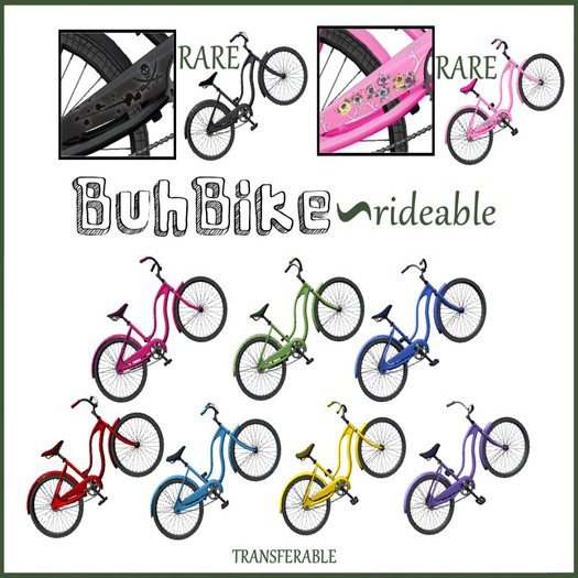 BuhBike- Black Skull (Wear Me) RARE