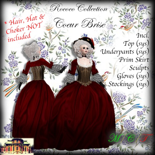 ~CdE~ Rococo Coeur Brise Gown