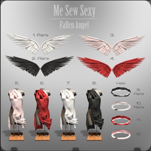 *MSS* Fallen Angels Wings Pink (boxed)