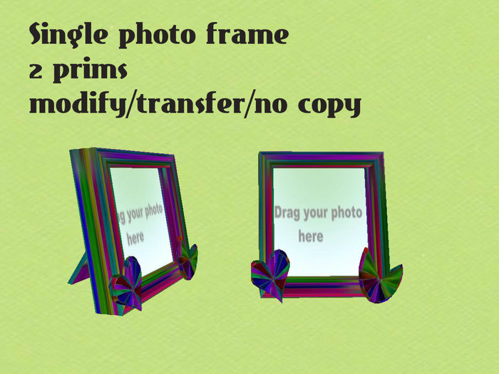 Single photo frame