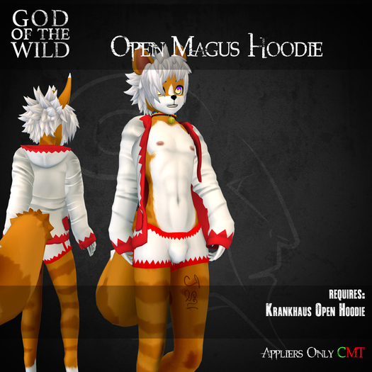 :GW: Open White Magus Hoodie