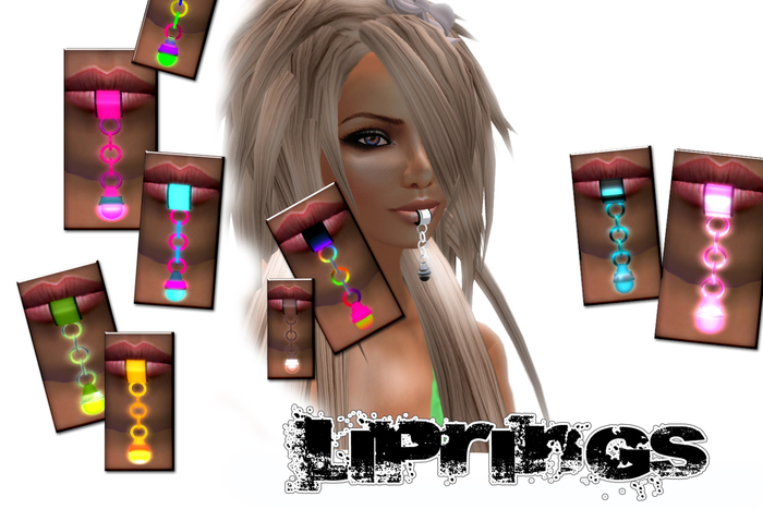 [DOCKS] - LIPRINGS - LIP RINGS - LIP PIERCING - RAVEWEAR