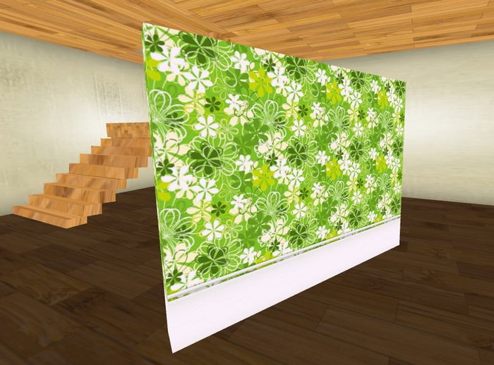 Retro Floral Wall