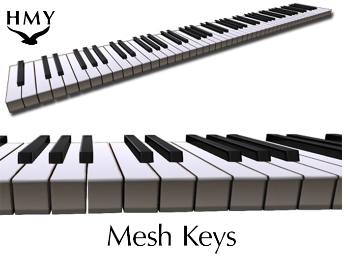*HMY* Piano Keys MESH  - full perm builders edition
