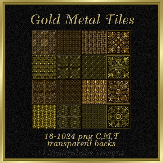 Gold Metal Tiles mp