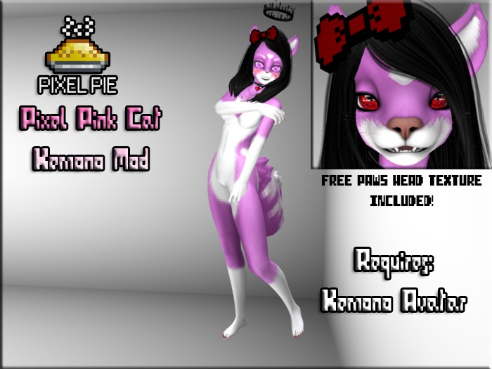 PIXEL PIE - Pixel Pink Cat mod