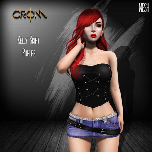 -CroM- Kelly Skirt - Purple
