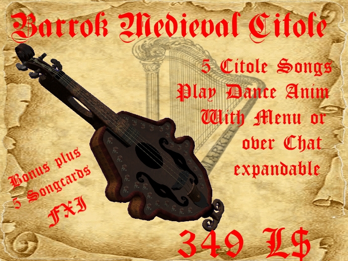 Barrok Medieval Citole BOXED2