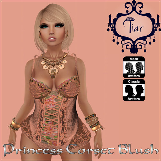Tiar princess corset blush