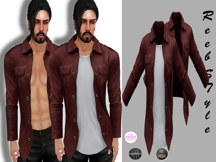 12-Reeb STyle Reis Red Shirt