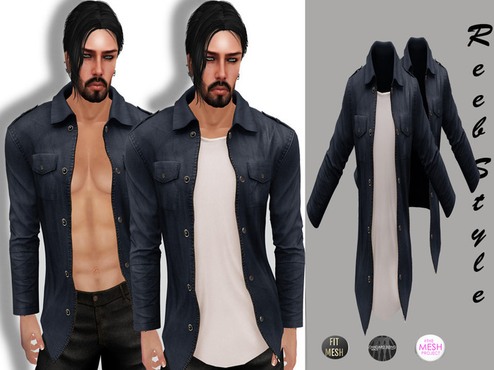 14-Reeb STyle Reis Navy Shirt