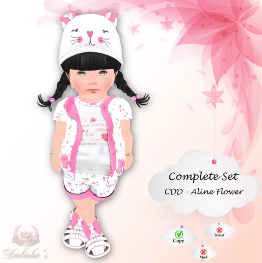 CDD-Aline Flower Set -  TOT  BABY
