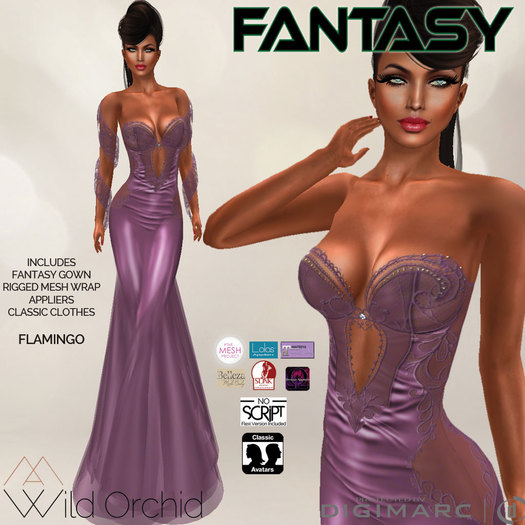 Wild Orchid _ Fantasy Red