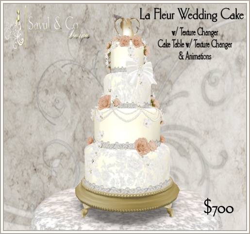 La Fleur Wedding Cake