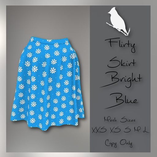 Flirty Skirt "Bright Blue"