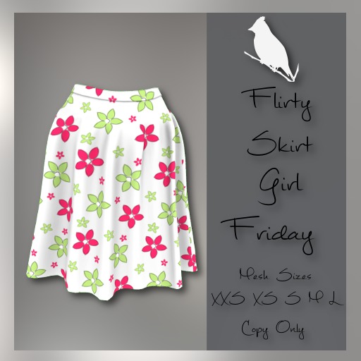 Flirty Skirt "Bright Blue"