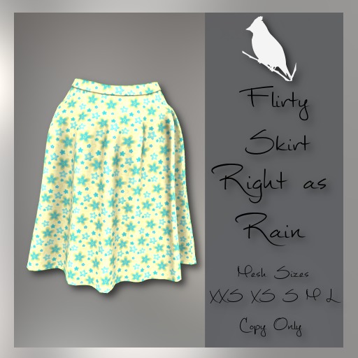Flirty Skirt "Bright Blue"