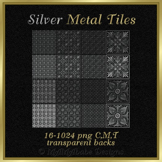 Silver Metal Tiles mp