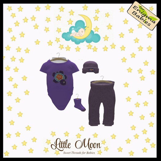 Little Moon~Purple Turtle Outfit