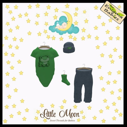 Little Moon~Green Frog Outfit
