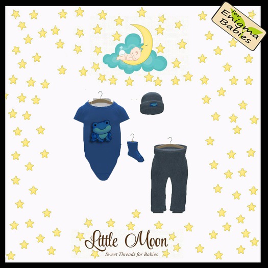 Little Moon~Blue Frog Outfit