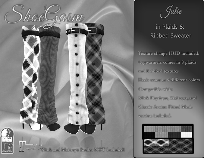 <Shoegasm> Julie in Plaids and Ribbed